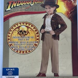 Indiana Jones Kids Halloween Costume Size 4-7